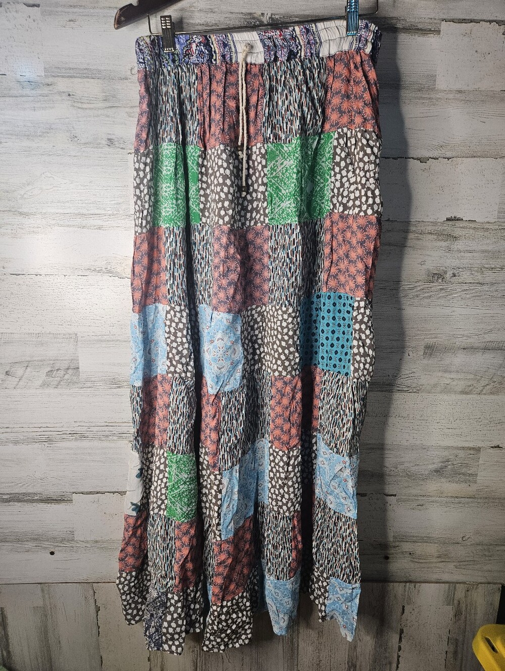 Earthbound Trading NEW Hippie Patchwork Long Maxi Skirt Boho Small